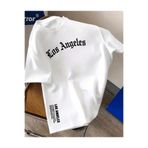 gencerco Los Angles Baskılı Premium Oversize T-shirt