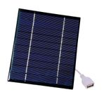 Genel 2.5 W / 5 V / 3.7 V Taşınabilir Solar Charger Ile USB Portu Kamp Yürüyüş Seyahat Için Kompakt Güneş Paneli Telefon Şarj