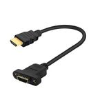 genel 30 cm hdmi uzatma kablosu vidalanabilir hdmi uzatma kablosu
