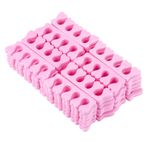 Genel 50 ADET Yumuşak Sünger Parmak Ayak Ayırıcı Bölücü Spacer EVA Köpük Nail Art Pedikür Manikür Aracı