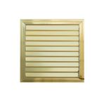 Genel Alüminyum Menfez Havalandırma Panjur, Uzun Ömürlü, Banyo WC için, Türkiye Üretimi (GOLD, 35CMX45CM)