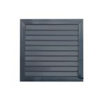 Genel Alüminyum Menfez Havalandırma Panjur, Uzun Ömürlü, Banyo WC için, Türkiye Üretimi (SİYAH, 30CMX50CM)