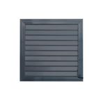 Genel Alüminyum Menfez Havalandırma Panjur, Uzun Ömürlü, Banyo WC için, Türkiye Üretimi (SİYAH, 40CMX50CM)