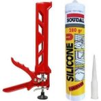 Genel Amacli Soudal Seffaf Silikon 280 Ml Ve Plastik Silikon Tabancasi
