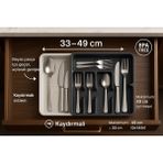 Genel Ayarlanabilir Çekmece Içi Kaşıklık – Mutfak Çatal Bıçak Düzenleyici, Kaydırmalı Sistem, Bpa Free - Standart