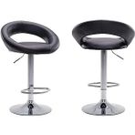 Genel BAR TABURESİ: Modern, FÜME, Suni Deri, Yuvarlak, Krom, Basit, 64 cm