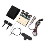 Genel Gitar Alıcısı Akustik Gitar Dahili Aktif Piezo Pick Up EQ Ekolayzer Mikrofon Seviyesi ve Ton Kontrollü Çift Kaynaklı Preamp temi Gitar Akuarları