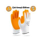 Genel İş Eldiveni İnşaat Sanayi Bahçe Paketleme Makine Ambalaj Eldiveni Eldiven 10 Xl (1 Çift)