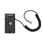 Genel Kamera DV Pil Güç Kaynağı Montaj Plakası Adaptörü, Blackmagic Cinema Pocket Camera için 1/4 İnç Vidalı BMPCC BP-U30 U60 U90 BP-U Pil için 4K Yedek