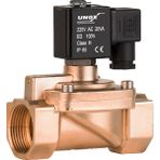 Genel Maksat Solenoid Valf Normalde Kapalı - 1 1/4" 220V AC
