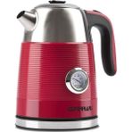 Genel Markalar 1 - 2 L G10149 Duca Kırmızı 1.7l Retro Vintage Sıcaklık Göstergeli Çelik Su Isıtıcısı Kettle Kırmız - Almond Cream
