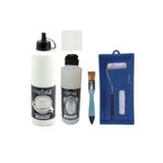 Genel Mobilya Boyası-Cadence Multisurface H-001 Beyaz 500Ml Ultimate Vernik Parlak 250Ml Saten Rulo Set Beyaz Tek Ebat