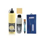 Genel Mobilya Boyası-Cadence Multisurface H-007 Açıksarı 500Ml Ultimate Vernik Parlak 250Ml Saten Rulo Set Açık Saı Tek Ebat