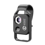Genel MS002 200X Evrensel Telefon Klipsi ile Profesyonel Telefon Mikroskop Lens Bitki Böcek Saç Cilt Gözlem için CPL Lens Takı Yeşim Değerlendirme Elektronik Sanayi Test