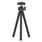 Genel MT-33 Çok Fonksiyonlu Esnek Mini Ahtapot Tripod, Soğuk Ayakkabı Montajlı 360° Döndürülebilir Panoramik Bilyalı Kafa Hızlı Çıkarma Plakası Maks. Alı Telefon Kamerası Canlı Akış Vlog Video i