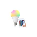 Genel Renk Değiştiren Led Ampul Dimmerli 9W RGB Uzaktan Kumandalı Renkli Ampül, WIN-1219
