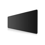 Genel Siyah Kenar Dikişli Mousepad XXL 400x900x3 mm Game Oyuncu Dayanıklı Hassas Ergonomik Kaymaz Mouse Pad