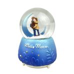 Genel Tedarik Beyaz Ay - White Moon Işıklı ve Müzikli Kar Küresi