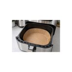 genel tr 50 Adet Airfryer Pişirme Kağıdı Hava Fritözü Kare Model Pişirme Kağıdı Airfryer Yağsız Firitöz