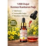 genel tr Kırmızı Kantaron Yağı 20 ML – %100 Doğal Kantaron Yağı Cilt Bakım ve Masaj İçin