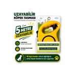 genel tr Köpek gezdirme tasması 5 mt. makaralı otomatik XS/S boyut köpek/kedi dostlarınız için