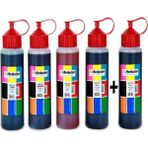 Genelec Perfection Epson Uyumlu 664 L3070, L310, L320, L350 Tanklı Yazıcı Mürekkep Seti 5X500 Gr. 35.000 Sf. - Renkli