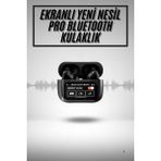 General 2.nesil Pro Ekranlı Sesli Görüşme Yapabilen Kablosuz Bluetooth Kulaklık - Belirtilmemiş