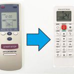 General Fujitsu AR-AB8 AR-AB35 AR-BB9 İle Uyumlu Klima Kumandası
