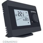 General ILLONA HT250S RF Kablosuz Oda Termostatı - Siyah