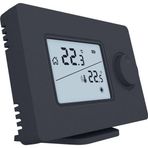 GENERAL Life General HT250 RF Kablosuz Dijital Oda Termostatı - Siyah