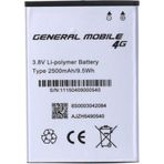General Mobile 4G Android One 2500 mAh Batarya