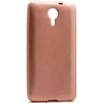 General Mobile 4g Android One Için Uyumlu Kılıf Yumuşak Soft Renkli Kapak Premier Silikon - Gold