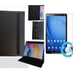 General Mobile E Tab 4 10.1" Tablet Uyumlu Standlı Tablet Kılıfı + Nano Ekran Koruyucu - Siyah