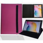 General Mobile E-Tab 5 10.1" Tablet Uyumlu Standlı Üniversal Kapaklı Tablet Kılıfı - Pembe