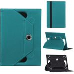 General Mobile E-Tab 5 10.1" Universal Standlı 360° Dönebilen Tablet Kılıfı - Turkuaz
