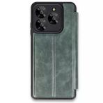 General Mobile Era 50 Uyumlu Kılıf Flip Cover - Koyu Yeşil