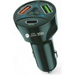 General Mobile Gm 20 21 Plus 21 Pro Araç Şarj Aleti Başlığı 55W Pd+2xusb CR10 - Siyah - AraçŞarjCR10-05