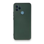 General Mobile Gm 21 Kılıf Nano Içi Kadife Silikon - Koyu Yeşil