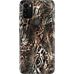 General Mobile Gm 21 Plus Kılıf Desenli Baskılı Tpu Rubber Kapak Leopar Sanat - 001-Renkli