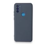 General Mobile Gm 21 Plus Kılıf Nano Içi Kadife Silikon - Gri