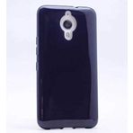 General Mobile GM 5 Plus Kılıf Silikon Simli Parlak Tarz Kapak Syah