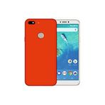 General Mobile GM 8 Go Kılıf Kamera Korumalı Silikon Rubber Arka Kapak Kırmızı