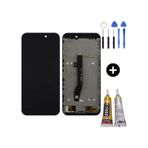 General Mobile Gm 8 Go Uyumlu Çıtalı Oled Lcd Ekran Dokunmatik Siyah + Montaj Seti