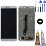 General Mobile Gm 8 Go Uyumlu Çıtalı Servis Lcd Ekran Dokunmatik Beyaz + Montaj Seti