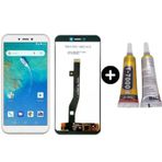 General Mobile Gm 8 Go Uyumlu Lcd Ekran Dokunmatik Beyaz + B7000