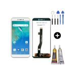 General Mobile Gm 8 Go Uyumlu Lcd Ekran Dokunmatik Beyaz + Montaj Seti