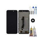 General Mobile Gm 9 Go Uyumlu Çıtalı Lcd Ekran Dokunmatik Siyah + Montaj Seti