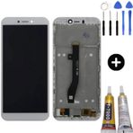 General Mobile Gm 9 Go Uyumlu Çıtalı Servis Lcd Ekran Dokunmatik Beyaz + Montaj Seti