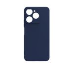 General Mobile Gm Era 30 İle Uyumlu Kılıf Kamera Korumalı Silikon Ruber Arka Kapak Lacivert