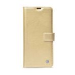 General Mobile GM20 Cüzdanlı Standlı Kapaklı Kılıf Gold